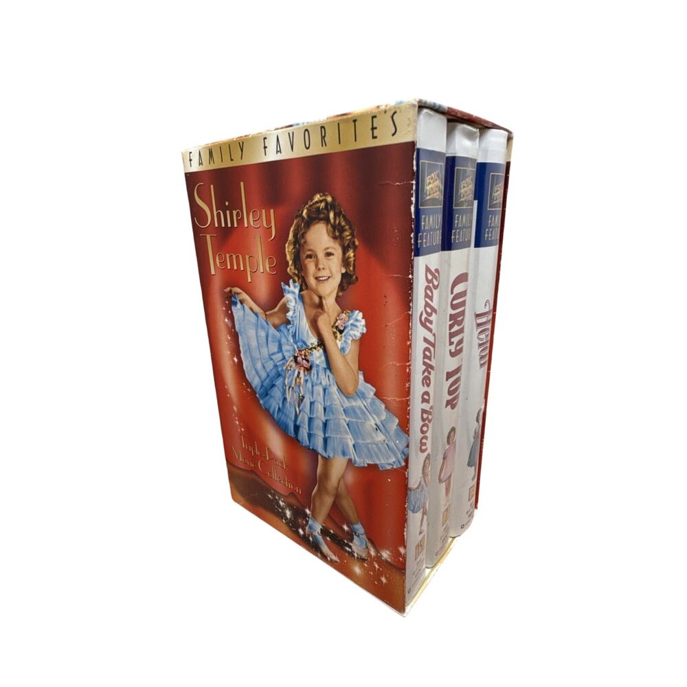 Shirley Temple VHS Gift Set (2000) 3-Tape Classic Movie Collection